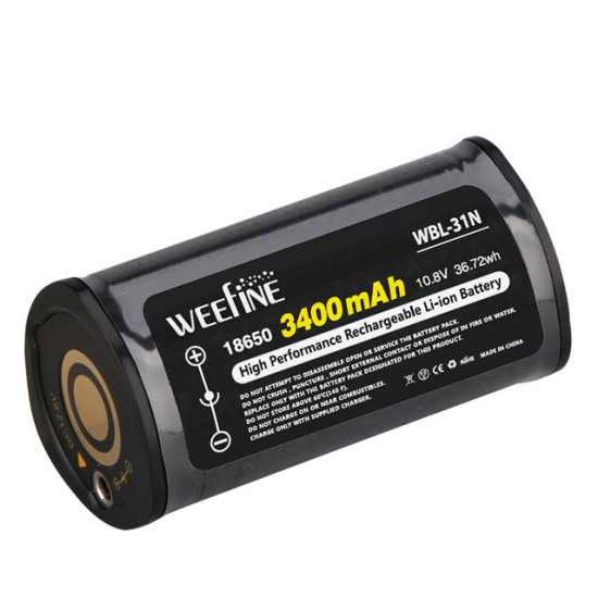 Weefine 10.8V 3400mAh 36.72wh Spare Battery for Smart Focus 2500/3500